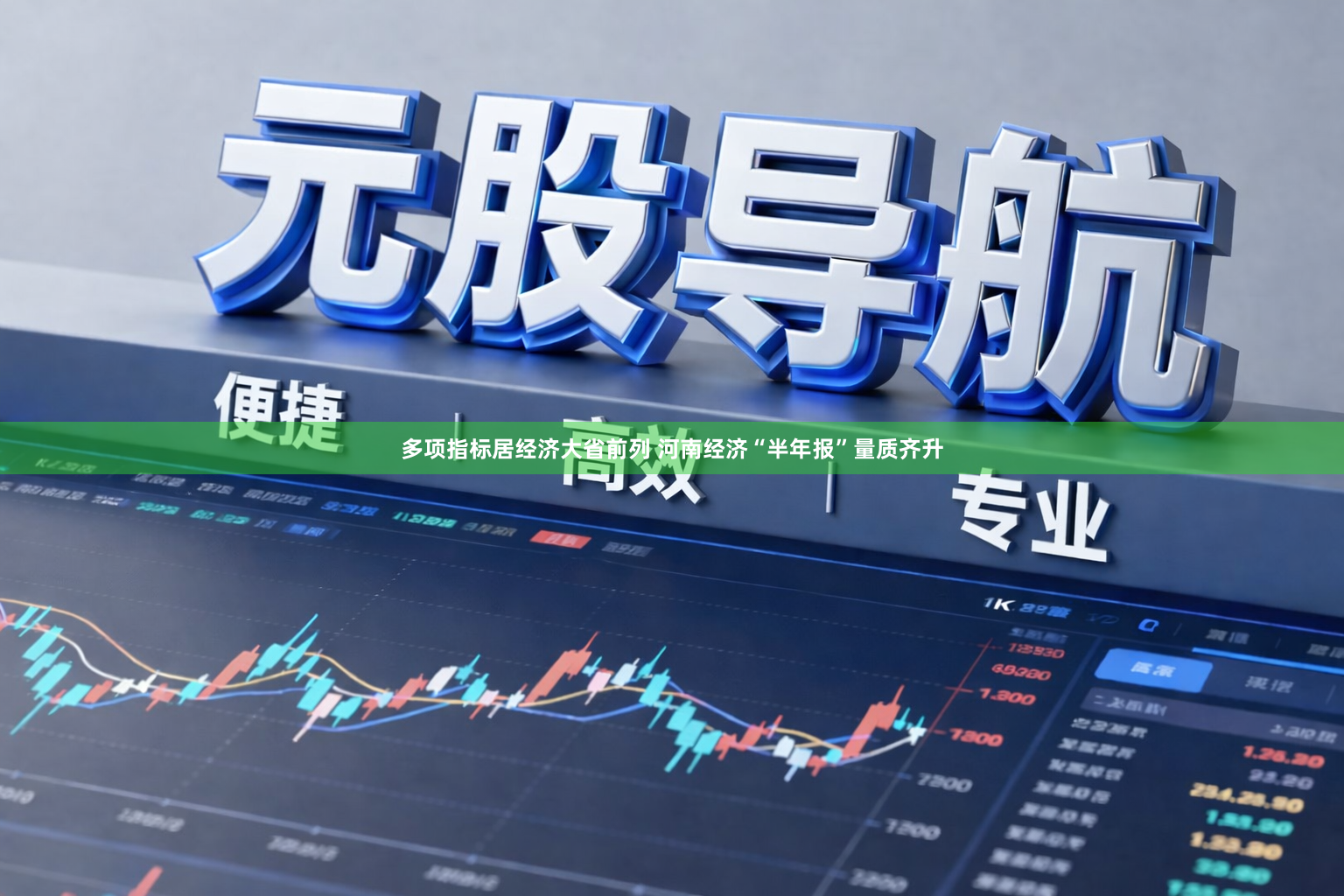 多项指标居经济大省前列 河南经济“半年报”量质齐升